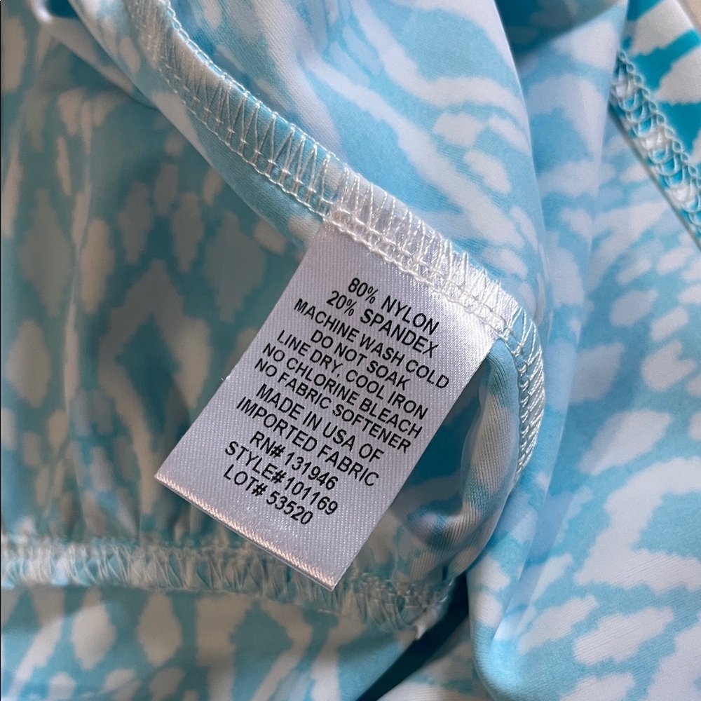 Jude Connally Blue and White Patterned Casual Dress - Picture 7 of 9